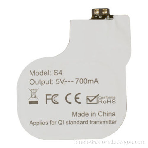 Ultra-thin Wireless Charging Receiver for S4, Low Working Temperatures